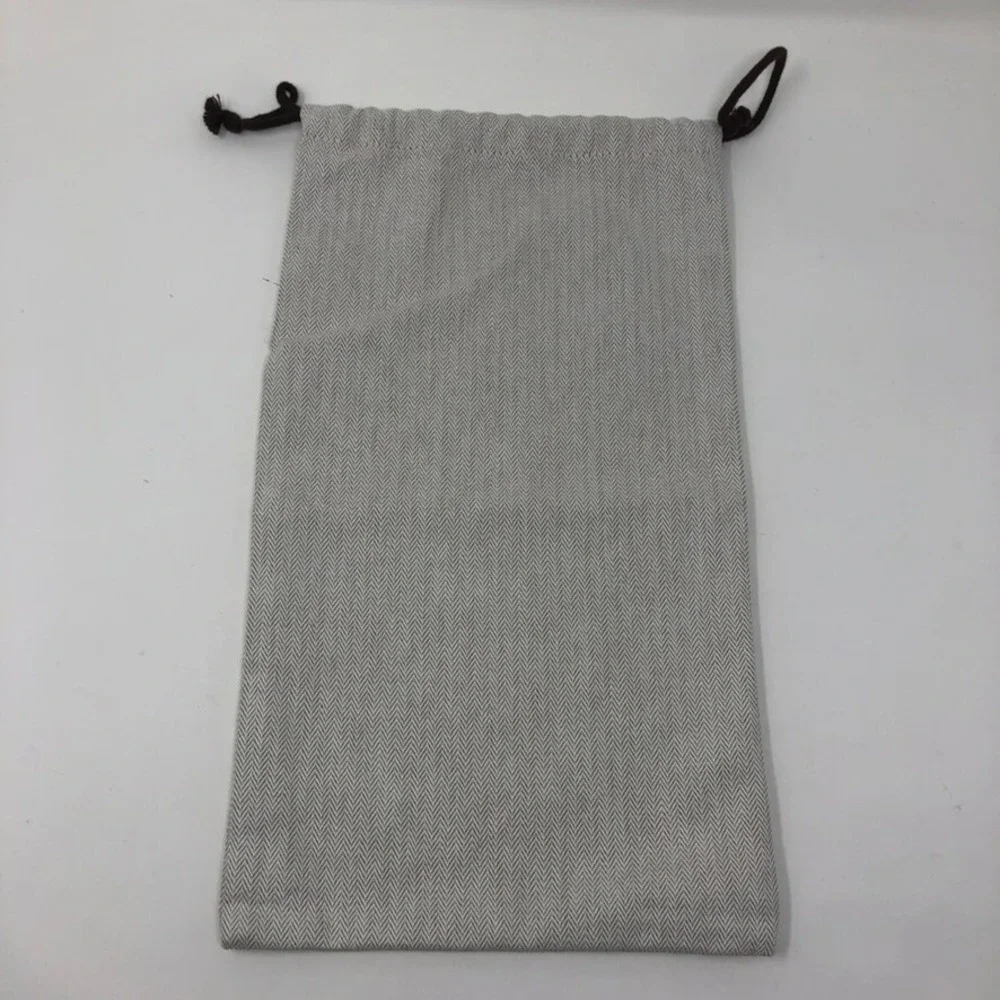 Authentic Hermes Dust Bag Fabric Storage Travel Logo Handbag Shoe Belt 14x8